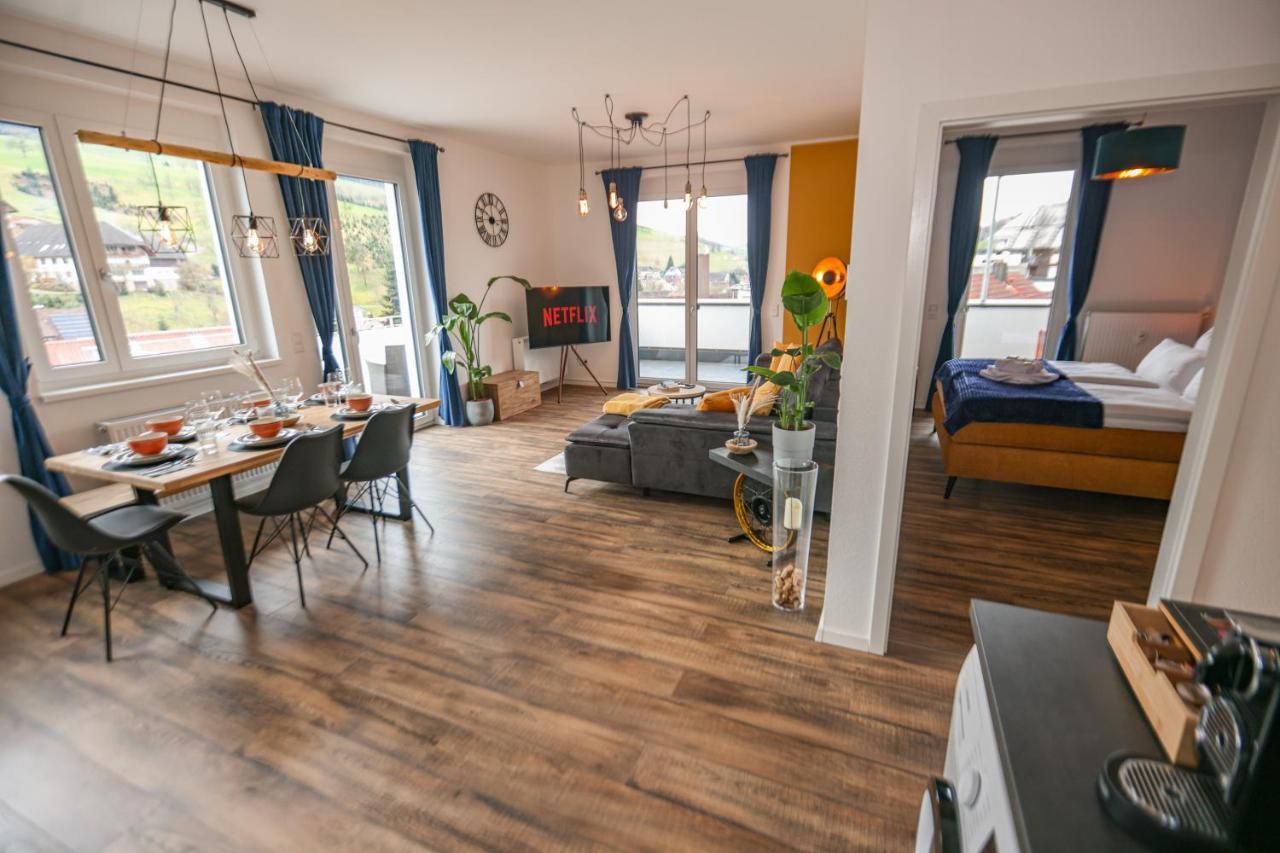 Penthouse I 106 Qm I 2 Balkone I Boxspring I Nespresso I Parkplatz Apartment Oberharmersbach Ngoại thất bức ảnh